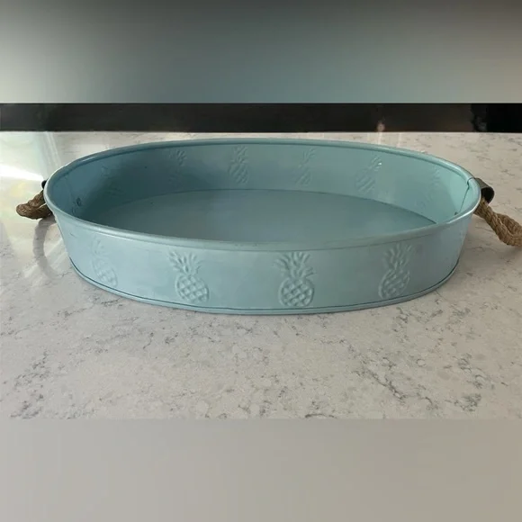 Rustic Pineapple serving tray - Picture 1 of 5